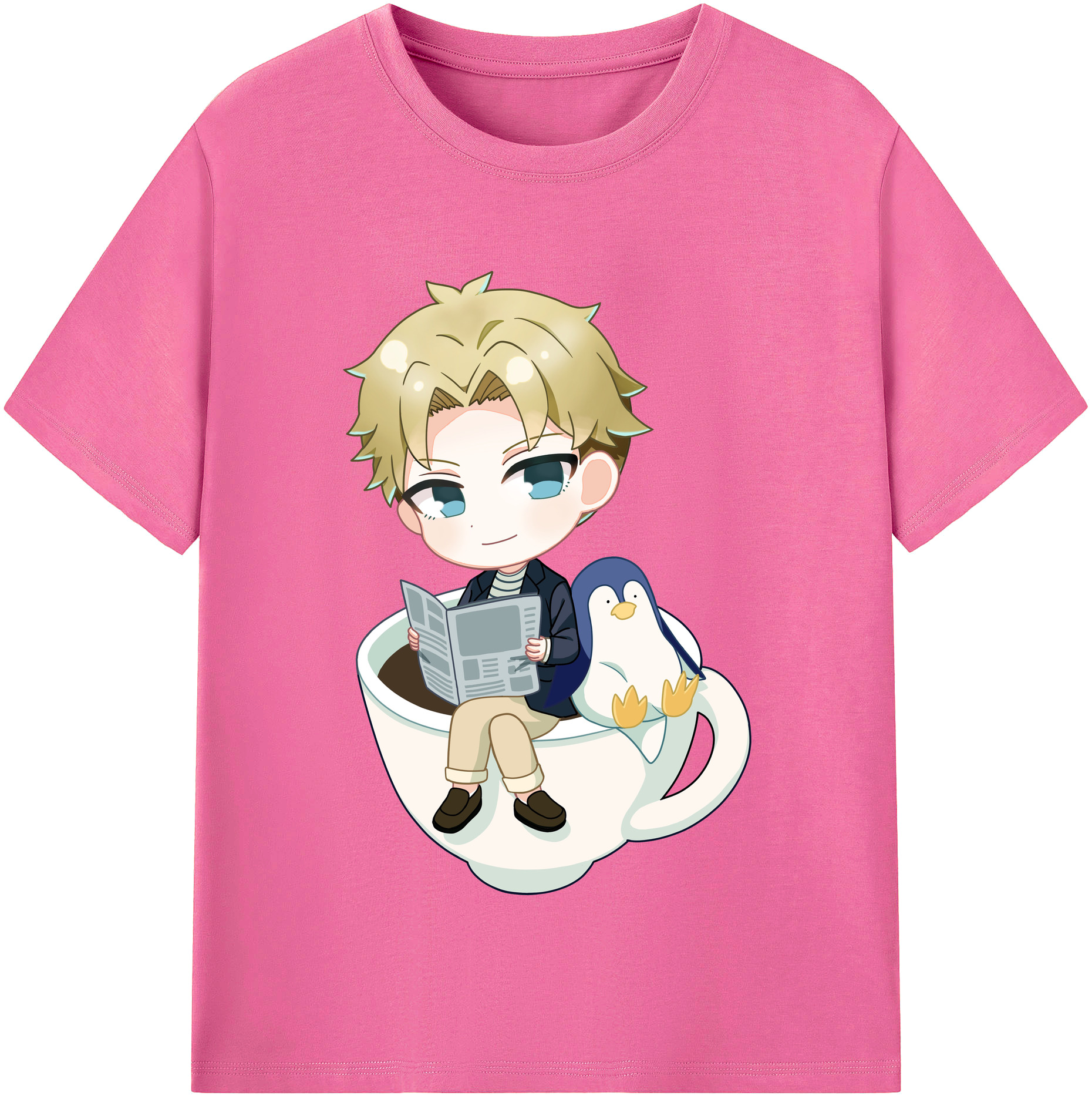 （画像用） SPY×FAMILY间谍家家酒 レディースカジュアルプリントTシャツ（綿100％）